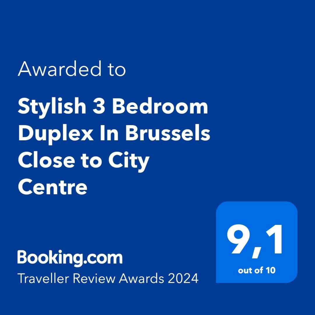 Superb 3 Bedroom & 3 Bathroom Duplex In Brussels City Centre Eksteriør bilde
